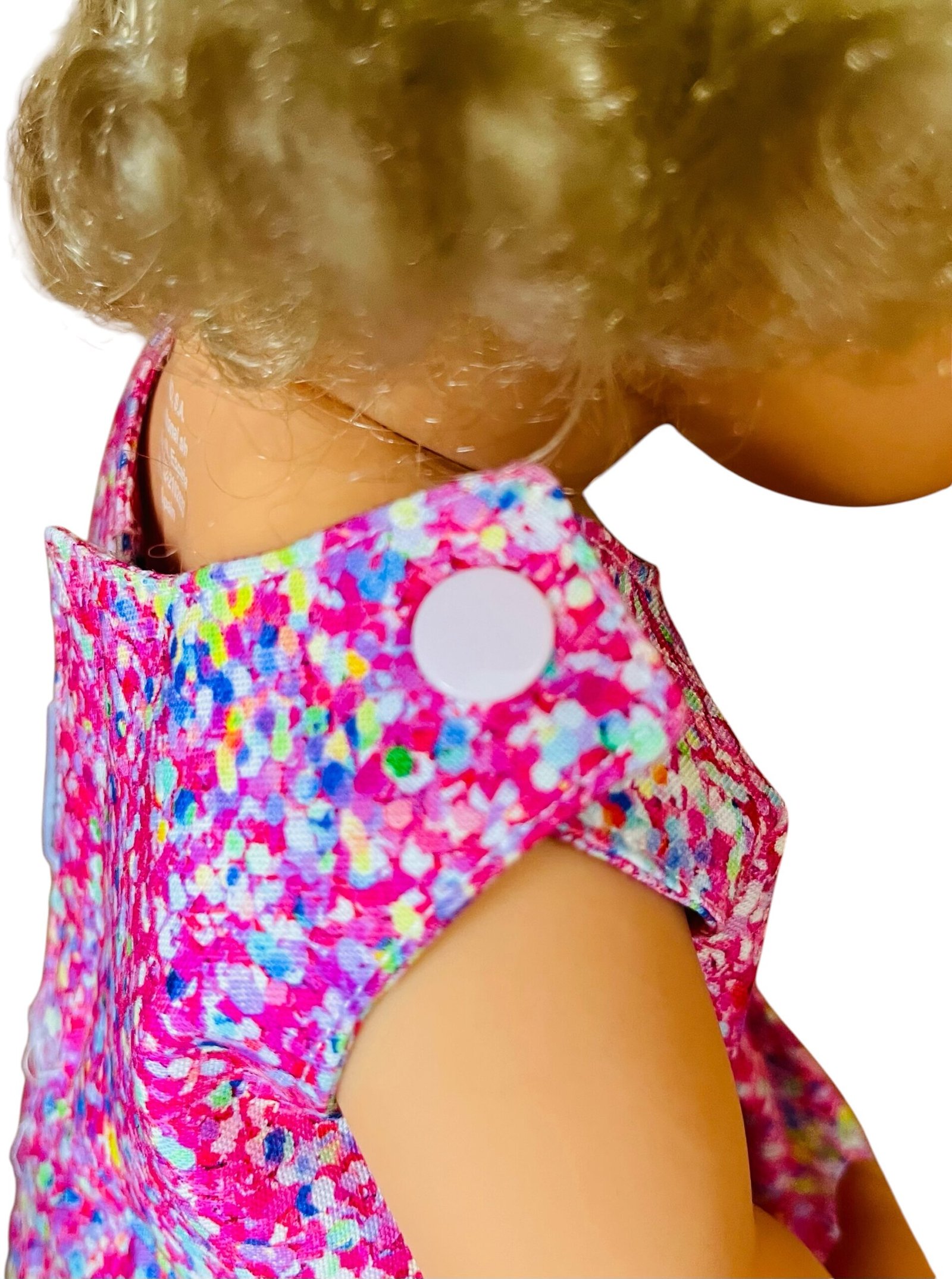 Sprinkle Splash Doll Dress. Fits 38cm Miniland Doll - Image 3