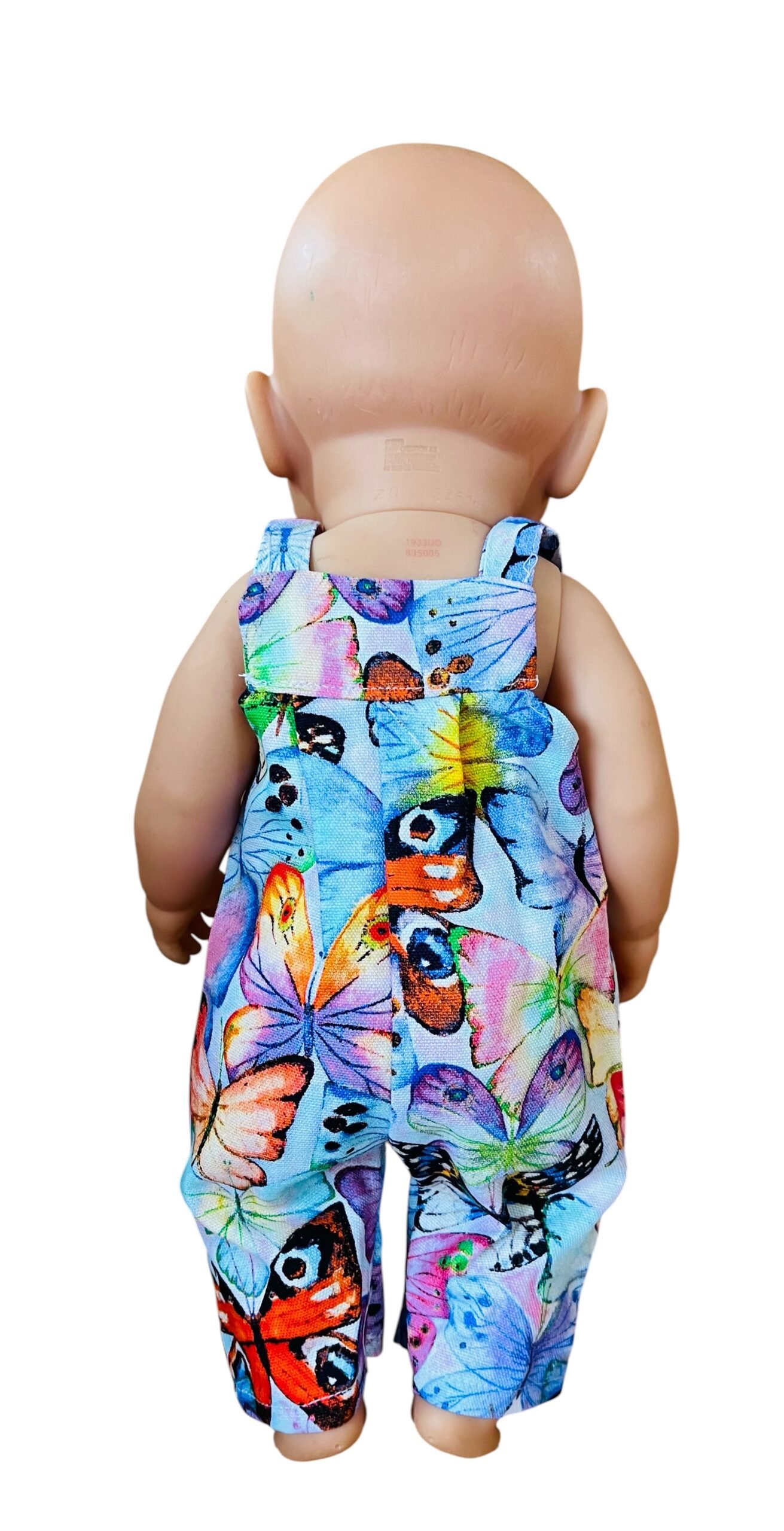 Butterfly Overalls. Fits 43cm Baby Born Doll - Image 5