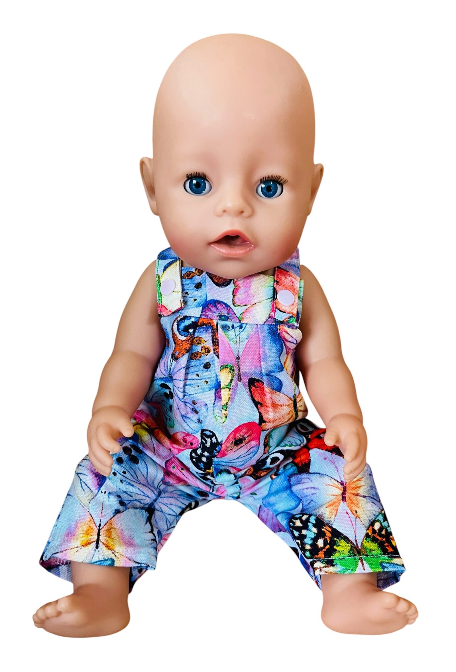 Butterfly Overalls. Fits 43cm Baby Born Doll - Image 4