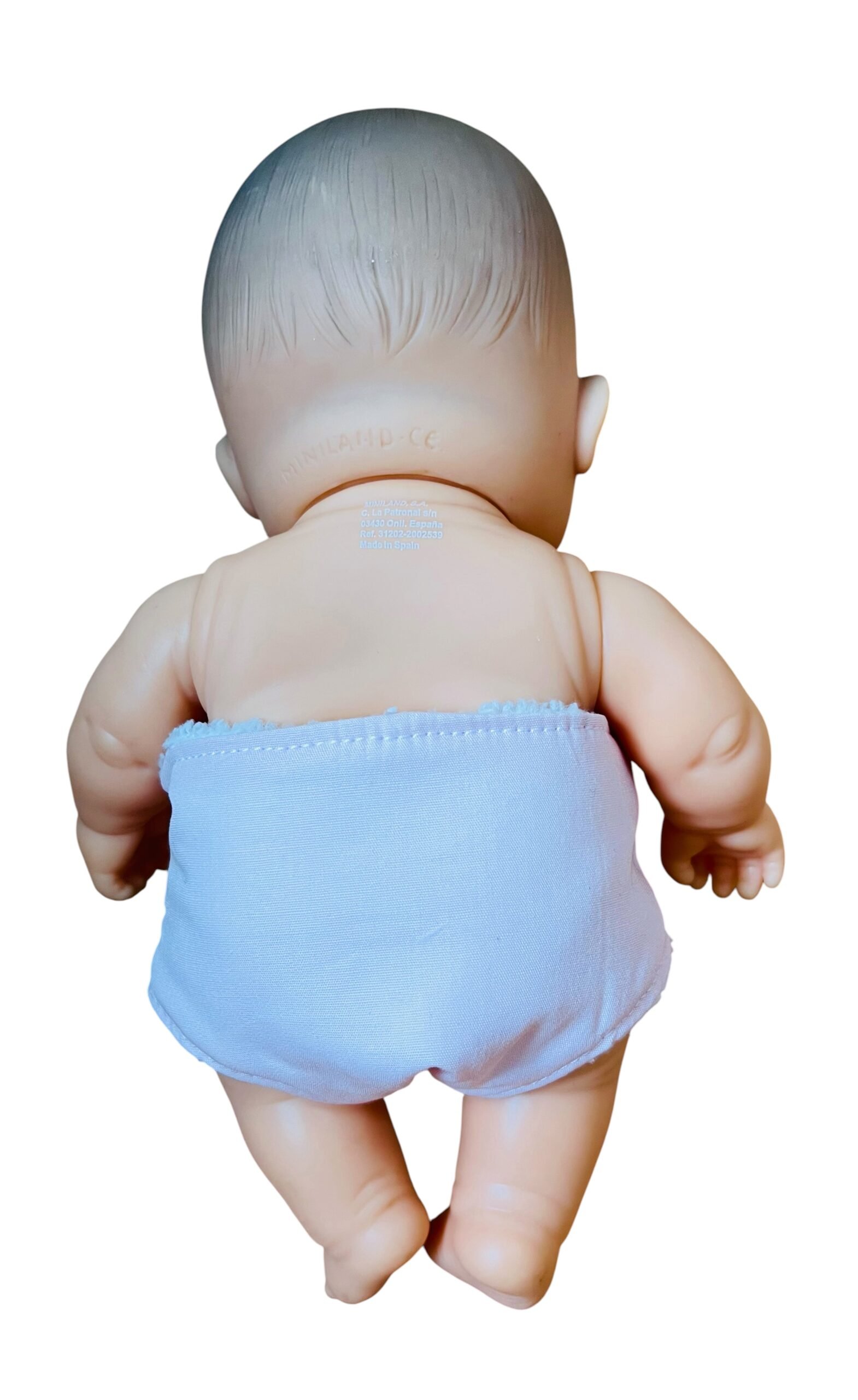 Pale Pink Doll Nappy. Fits 22cm Miniland Doll - Image 5