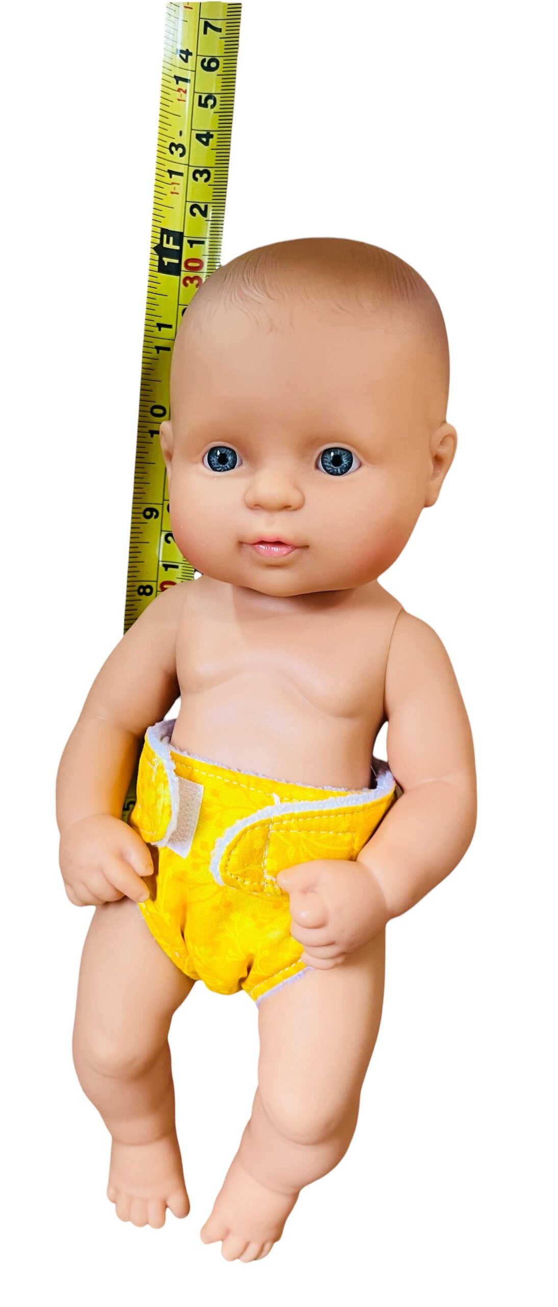Golden Glow Doll Nappy. Fits 32cm Miniland Doll - Image 4