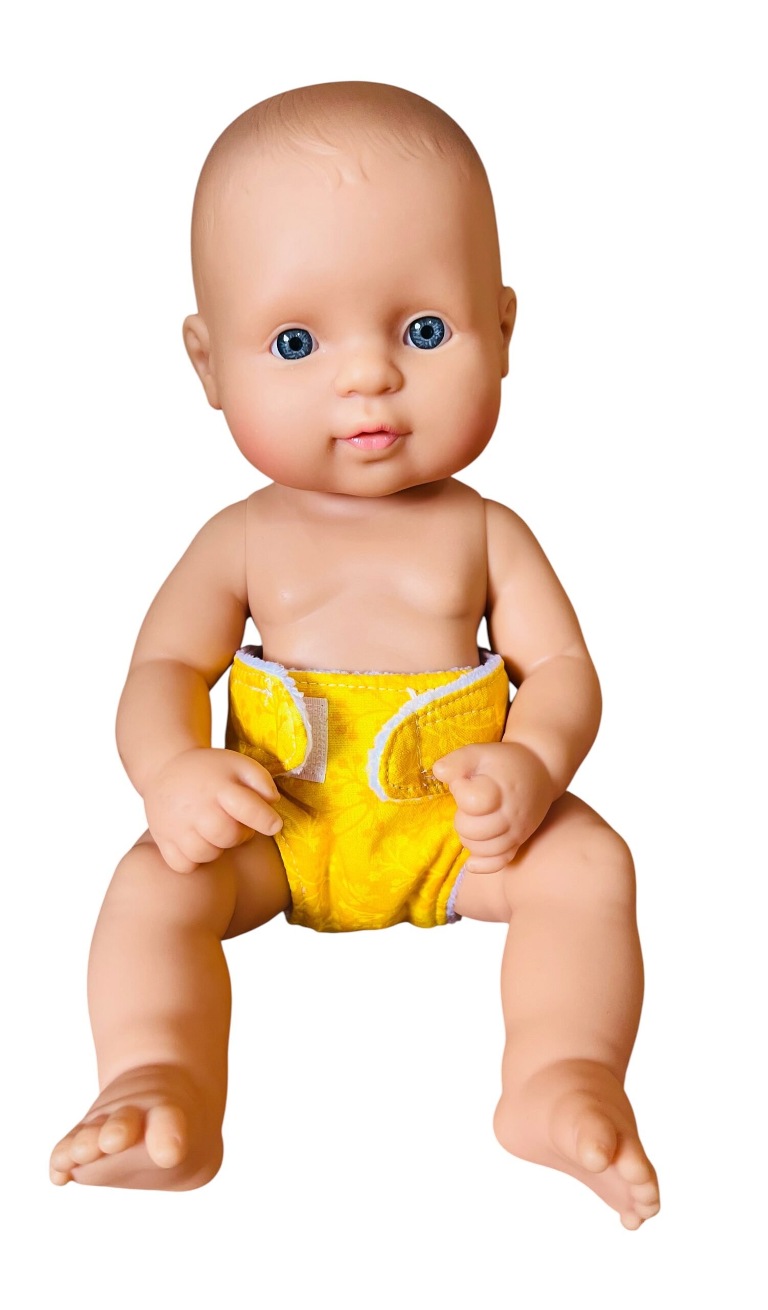 Golden Glow Doll Nappy. Fits 32cm Miniland Doll - Image 3