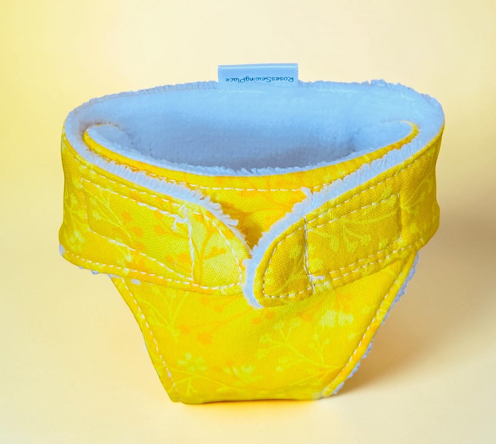 Golden Glow Doll Nappy. Fits 32cm Miniland Doll - Image 2